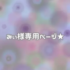 みぃ様専用ページ★