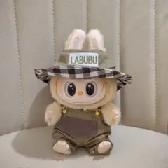 新品 17cm LABUBU ラブブ 着せ替え 帽子&オーバーオール ぬい 服のサムネイル
