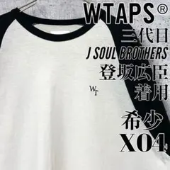 【登坂広臣着用・希少X04】 WTAPS ワンポイント刺繍 ロンT 黒 ZORN 登坂広臣着用・希少X04】 WTAPS ワンポイント刺繍 ロンT 黒 ZORN