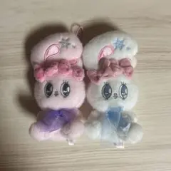EstherBunny エスターバニー スノーリボンマスコット クリームバニー