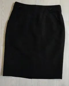 BURBERRY ひざ丈スカート ブラック サイズ40