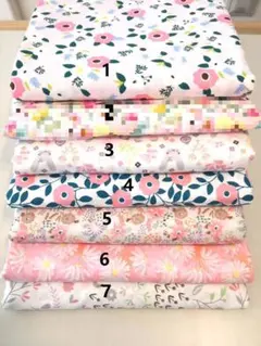 ‼️ 在庫一掃セール中‼️50*40cm 6枚綿生地 可愛い花柄素材おしゃれ手工芸品