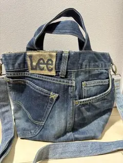 Lee デニムリメイクショルダーバッグ　即日発送