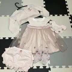 【美品】TOCCA ワンピースセット 90cm ピンク