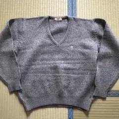 マンシング　グレー Vネックセーター