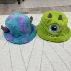ディズニー モンスターズ・インク サリー マイク 帽子 2点セット