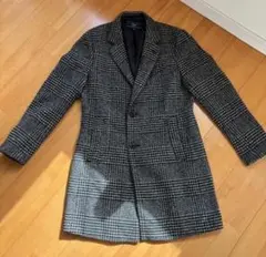 【値下げ】NICOLEニコル　チェスターコート　グレンチェック柄