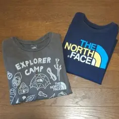 THENORTHFACE◆ノースフェイス◆長袖Tシャツ 2枚セット売り130cm