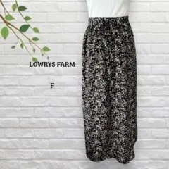 美品　ローリーズファーム　LOWRYS FARM　ラップスカート　花柄　ロング
