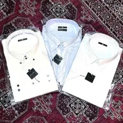 SUIT SELECT 新品未開封 Yシャツ メンズ 3枚セット 3L 半袖