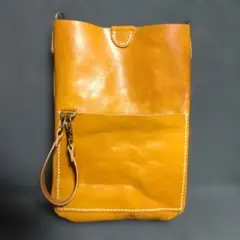 本革ショルダーバッグ（ショルダーストラップなし）