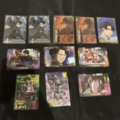 進撃の巨人 リヴァイ など カード まとめ売り 11枚セット