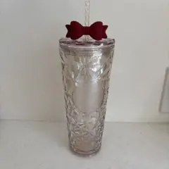 スタバ コールドカップタンブラーリボン ホリデー