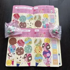 サーティワンアイスクリーム パスポート　ポイントとキティ　チャーム　フィギュア