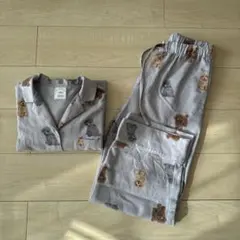 ジェラートピケ トイプードル ネルシャツ オンライン限定グレー