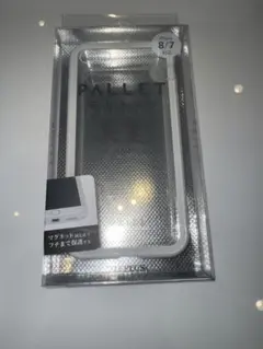 iPhone SE (第3・2世代)/8用 ガラスハイブリッドケース　ホワイト