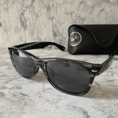 美品 RayBan RB2132-F NEW WAYFARER マーブル