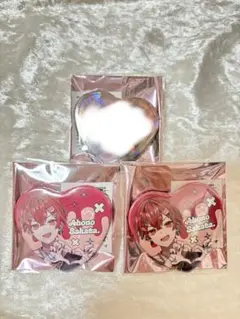 あほの坂田。 そらまふうらさか ハート型缶バッジ 3個セット シークレット有