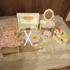 C366 ラベンダーベッドルームセット シルバニアファミリー シルバニア
