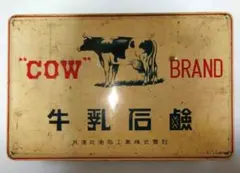 【当時物】牛乳石鹸 ブリキ缶 昭和レトロ 3ダース入 共進社油脂工業のサムネイル