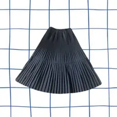 黒プリーツスカート ワンサイズのサムネイル