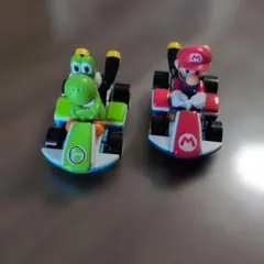 マリオカート ミニカー マリオ＆ヨッシー 2台セット