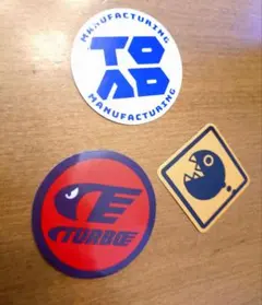 マリオカートワールドキャラマグネッツ シールのみ3枚セット