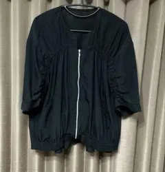 レディース　ジャケット　七分袖　黒　38