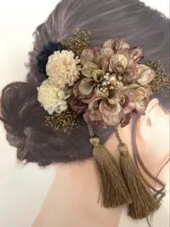 classic華やか成人式和装振袖イベント七五三髪飾りセット