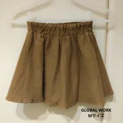 GLOBAL WORK ブラウン フレアスカート キッズMサイズ