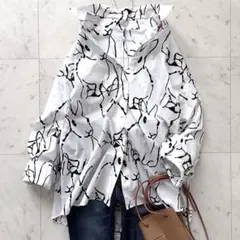 ウサギ柄刺繍 長袖シャツ ホワイト ポールスミス - メルカリ