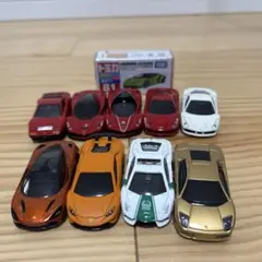 トミカランボルギーニ　フェラーリ　マクラーレンまとめ売り10台のサムネイル