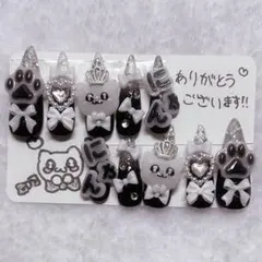 【現品】　ネイルチップ　量産型　地雷系　平成女児　05