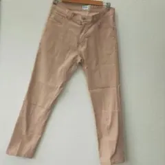 【日本製】BEAMS ビームス ピケ・コーデュロイ風 パンツ ピンクベージュ Mのサムネイル