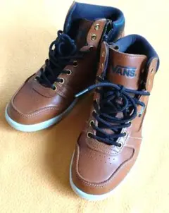 VANS 　ブラウン ハイカットスニーカー　27.0cm