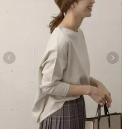 アーバンリサーチドアーズ/コットンポンチタックプルオーバー 前後差裾