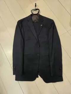 オリヒカ　ORIHICA　ネイビー　スーツ　ベスト付　 A6 3点セット