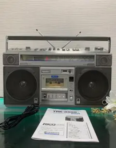 HITACHI FM AM ステレオカセットレコーダーレトロ 日立 - 良品 HITACHI 日立 ラジカセ TV サウンド TRK-5445