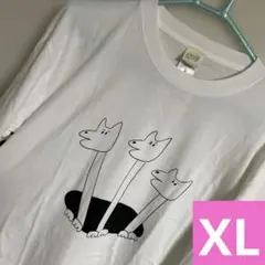 おほしんたろう　おほTee ロング　Tシャツ　ロンT 白　LL メンズ　トップス