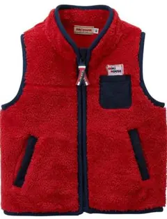 【美品】MIKIHOUSE モコモコベスト