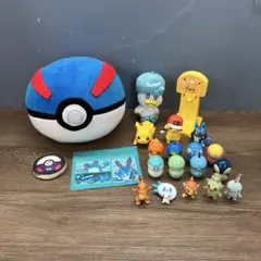 3F まとめ売り ポケモン フィギュア ぬいぐるみ 雑貨 大量セット 昭和レトロ