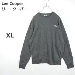 【リークーパー】スウェット トレーナー ロゴ刺繍 カジュアル ゆったり XLのサムネイル