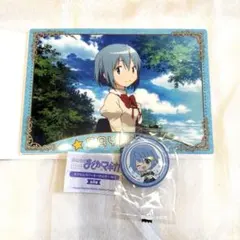 魔法少女まどか⭐︎マギカ ローソン グリッター缶バッジ 美樹さやか