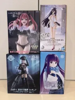 美少女フィギュア 喜多川海夢&アルベド&フェルン 4体セット