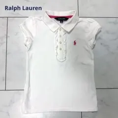 RalphLauren ラルフローレン　ポロシャツ　パフスリーブ　フリル　女の子
