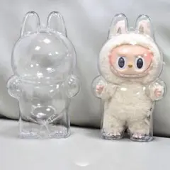 ラブブ Labubu 専用ケース 透明ケース クリアケース 立ちタイプ １個