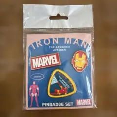 新品未開封　MARVEL アイアンマン ピンバッジセット　マーベルのサムネイル