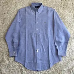 美品！Polo by Ralph Lauren★ブルー　XL◎OXシャツ★