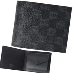 【新品未使用】ルイヴィトン 折り財布 ダミエグラフィット ポルトフォイユマルコ