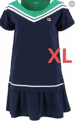 フィラFILAテニスウェア　ワンピース　XL　ネイビー